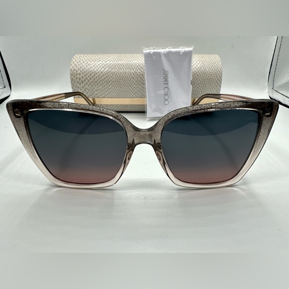 NEW!!! JIMMY CHOO Sunglasses LESSIE/S KONFF Authentic - Picture 2 of 12